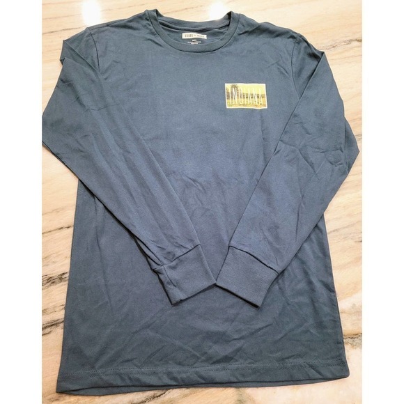 State Of Mine Indiana Blue Long Sleeve Tee Shirt Small NWT - Picture 4 of 4